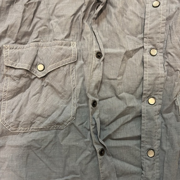 Western Fit Short Sleeved Button Up Shirt - Picture 3 of 3